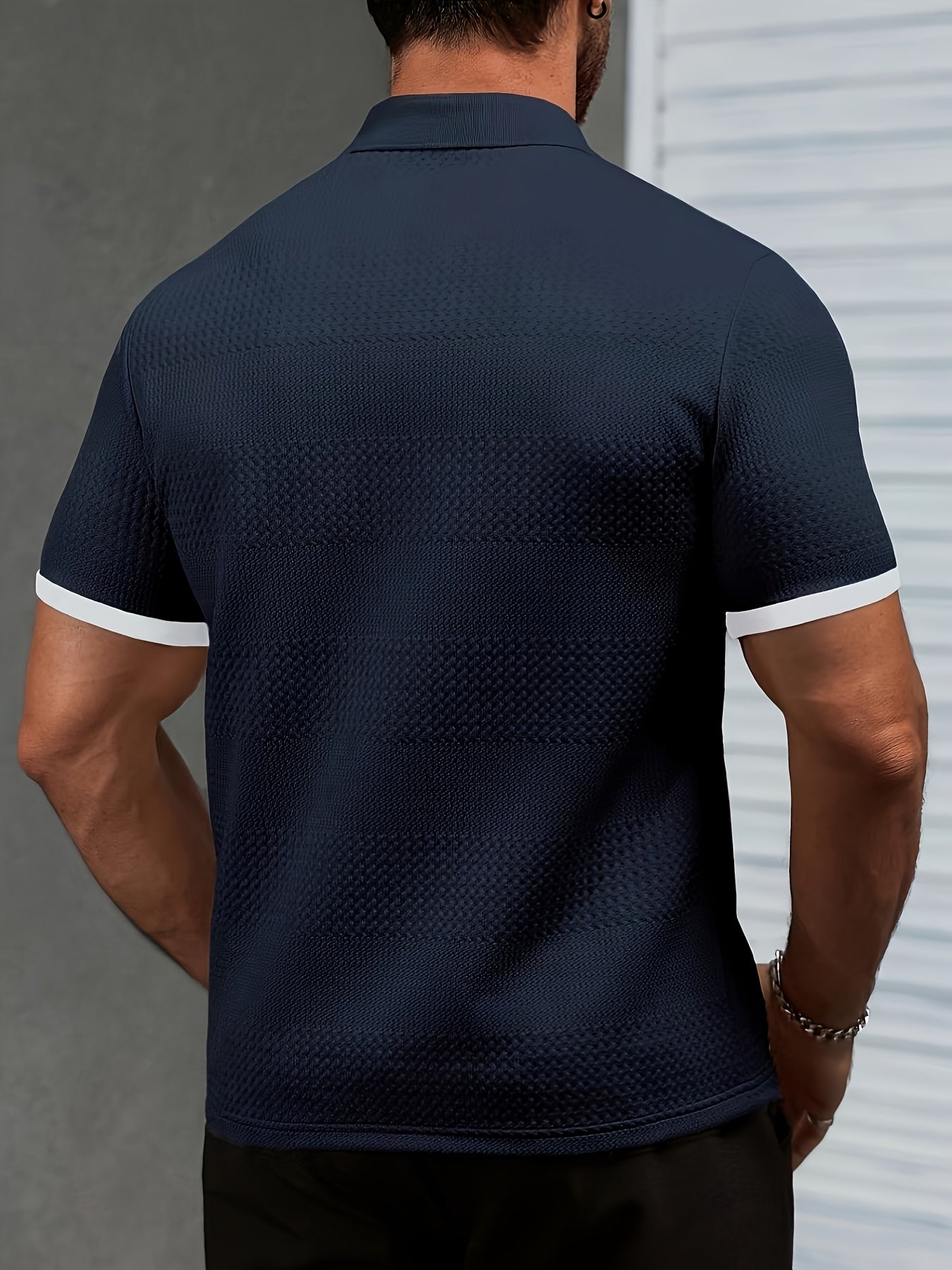 Orta — Polo Elastyczna Elegancka Casual
