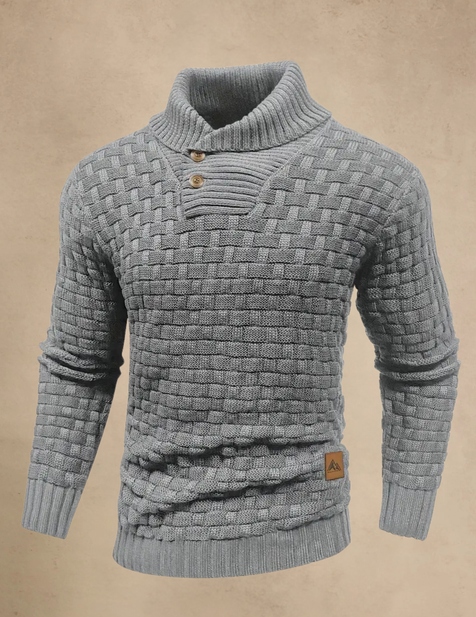 Sweter Męski Z Guzikami