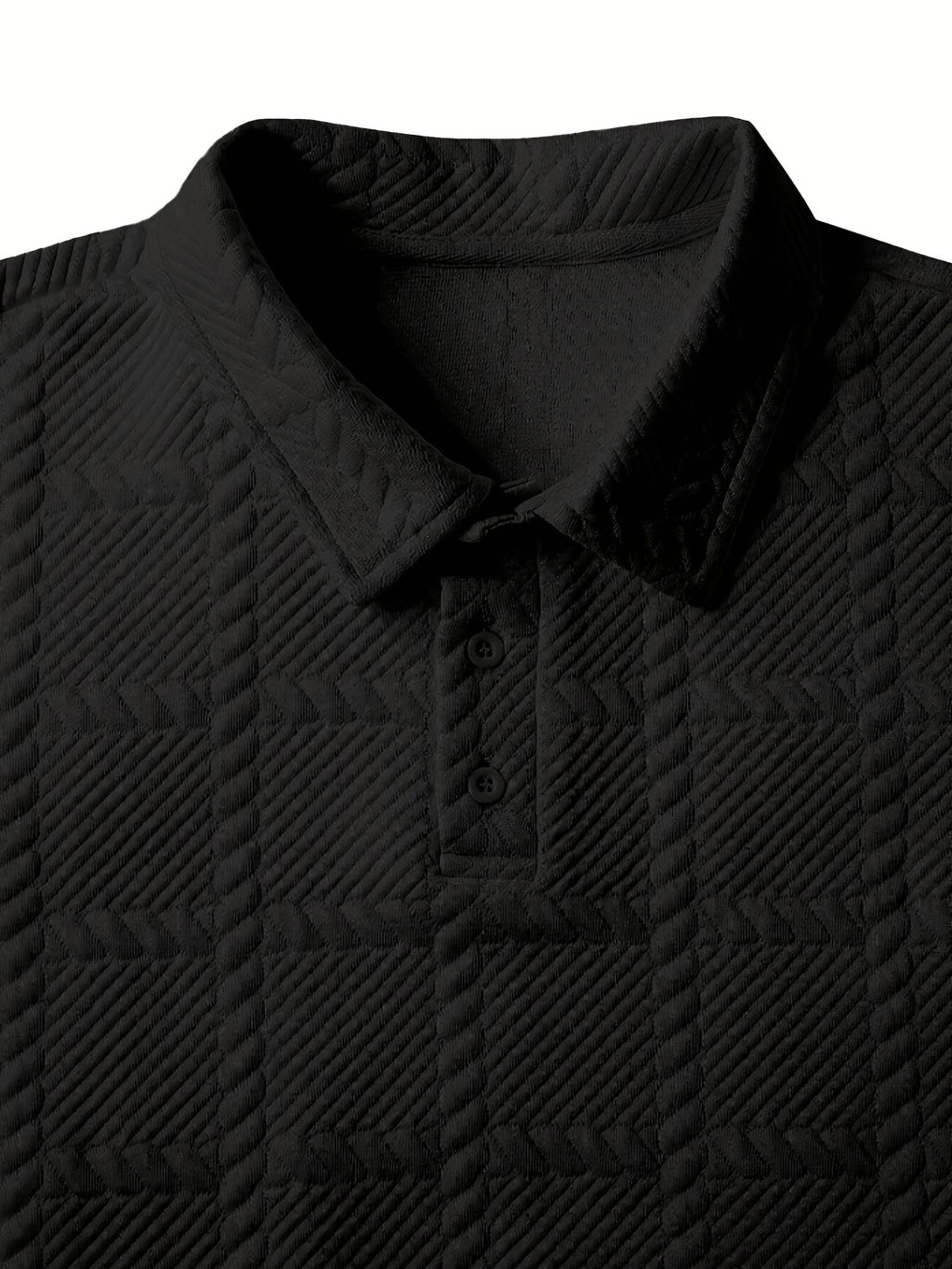 Idro — Polo Jacquard Casual Wiosna-Jesień