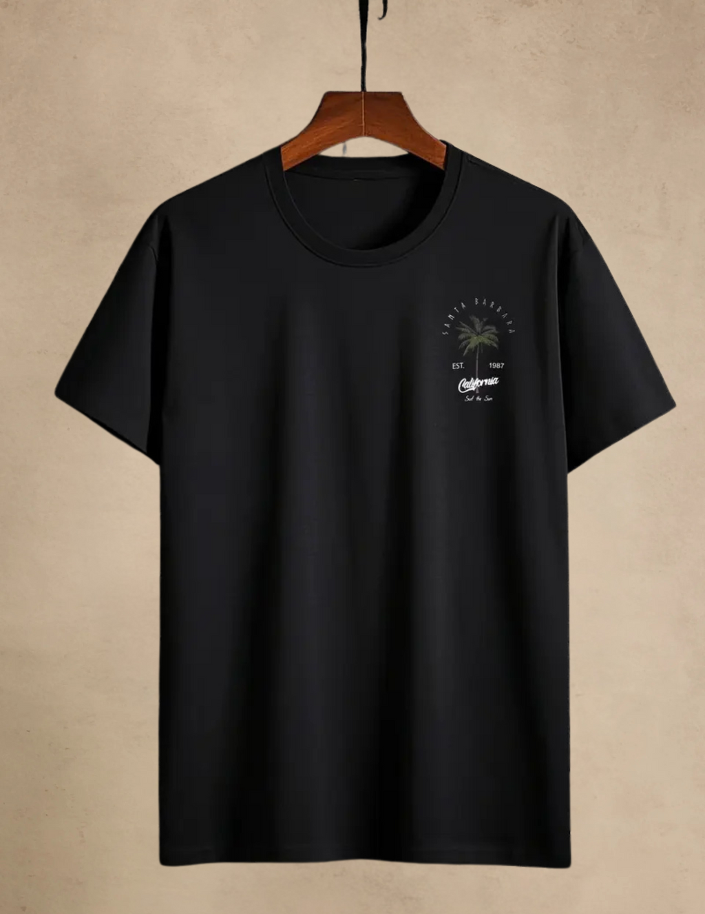 T-shirt Męski W Kalifornijskim Stylu