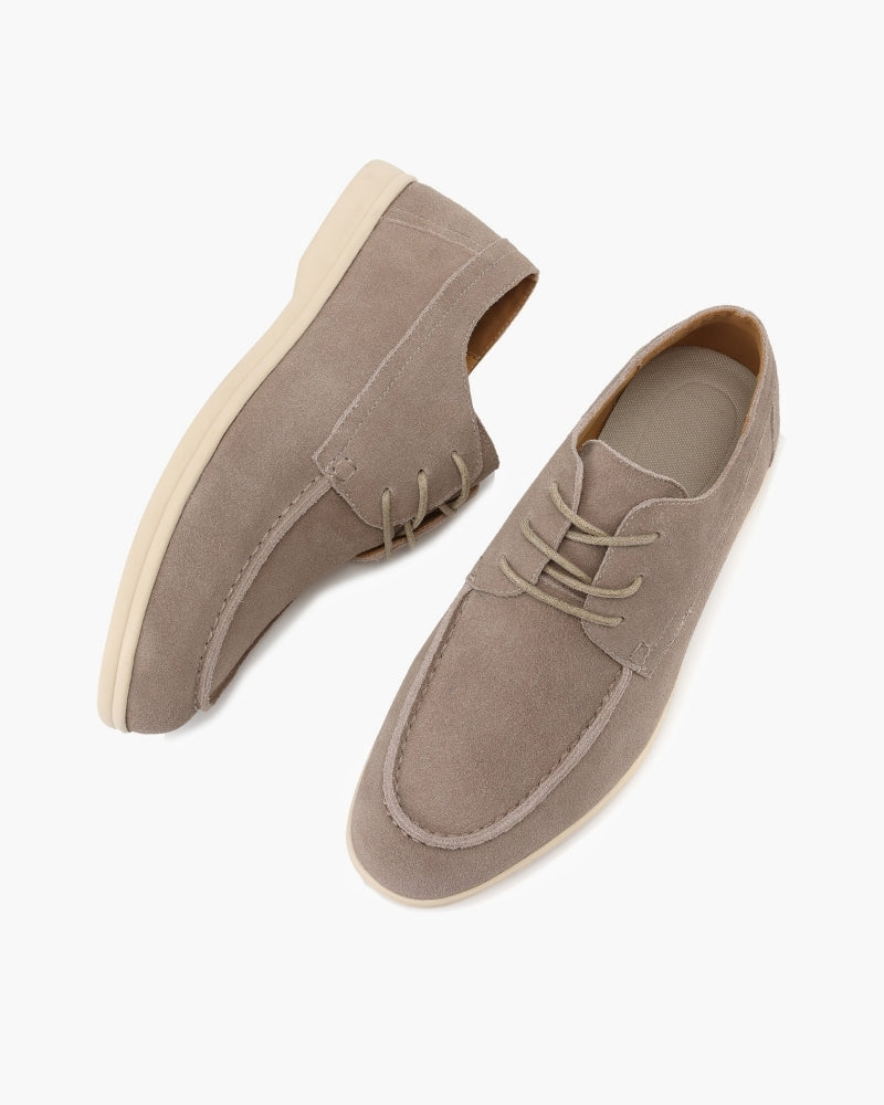 Agora — Buty Zamszowe Sznurowane Premium
