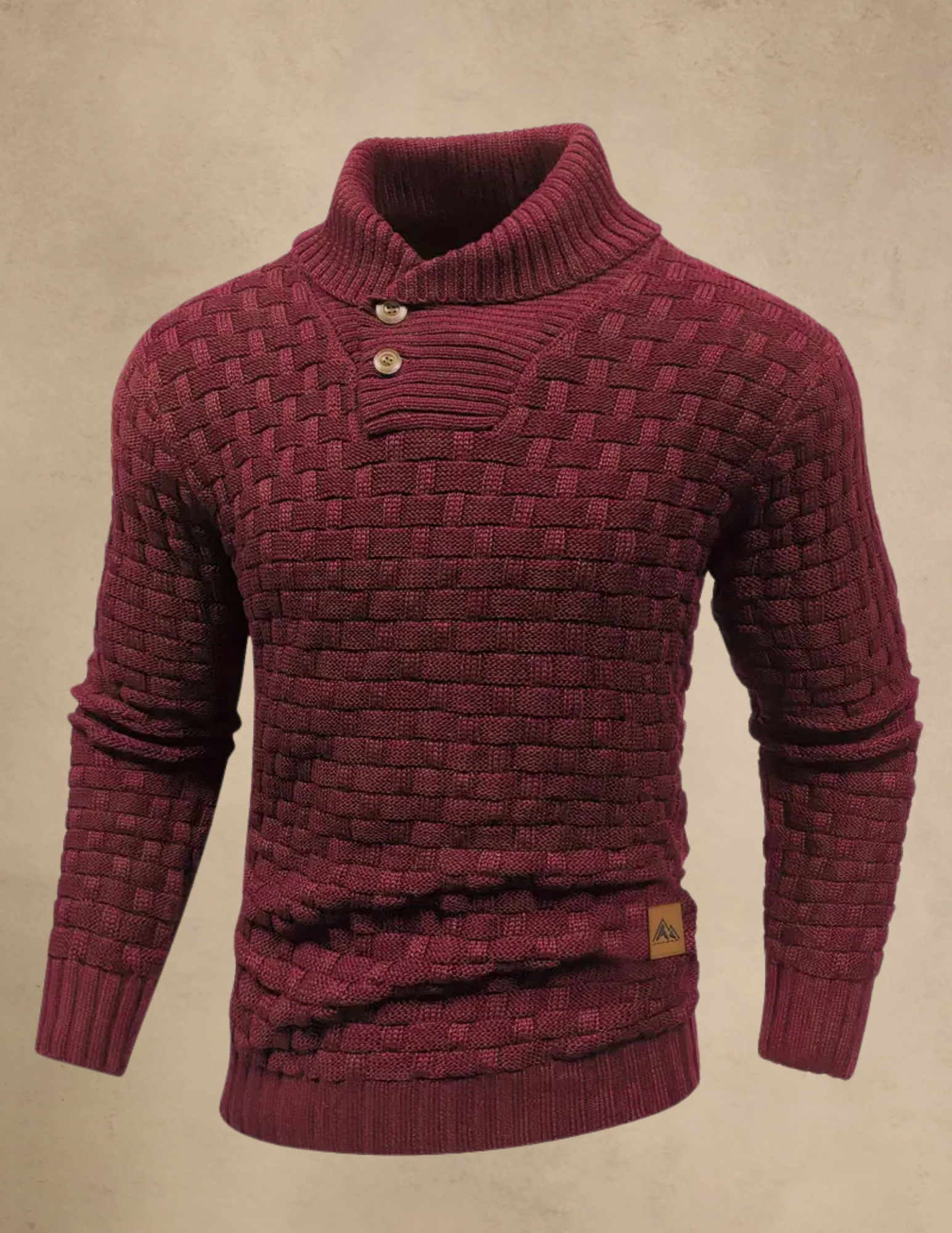 Sweter Męski Z Guzikami