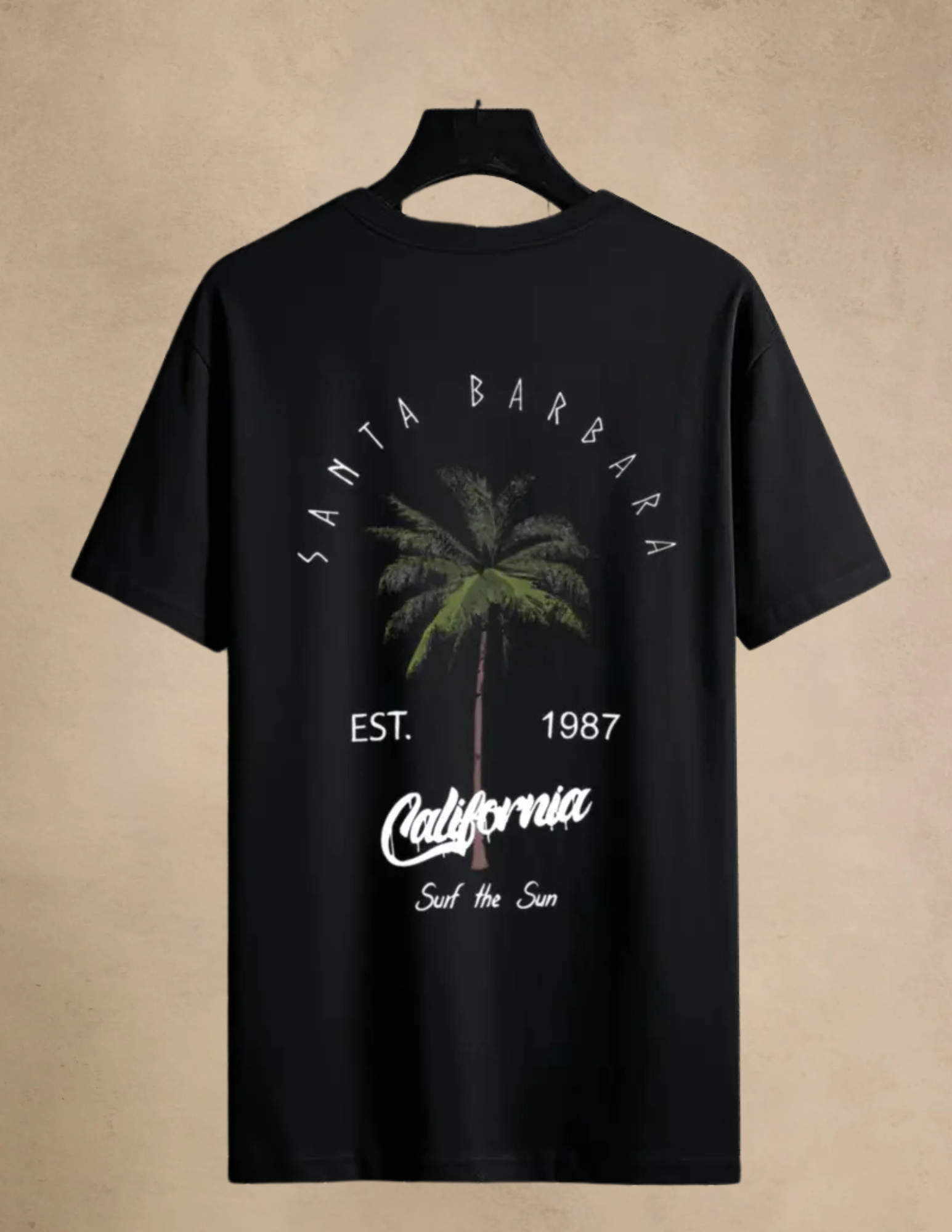 T-shirt Męski W Kalifornijskim Stylu