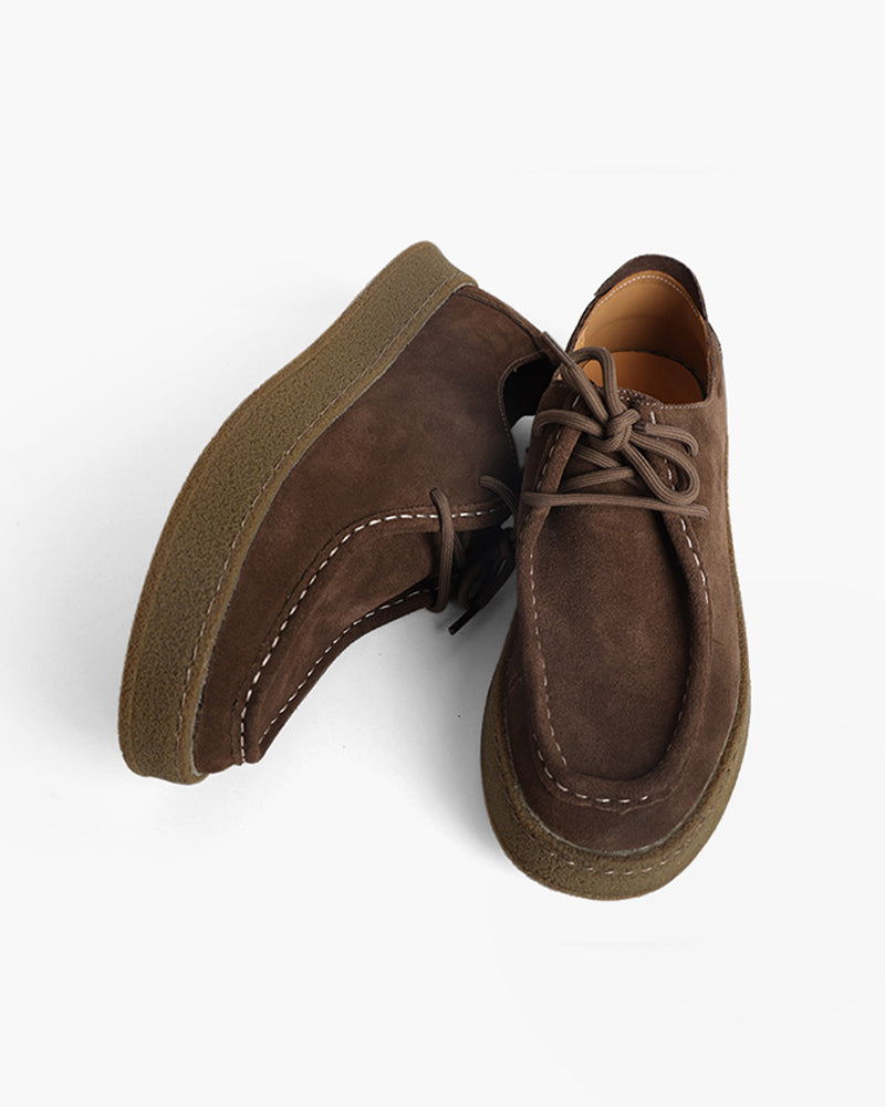 Trapani — Buty Zamszowe Miejskie Premium