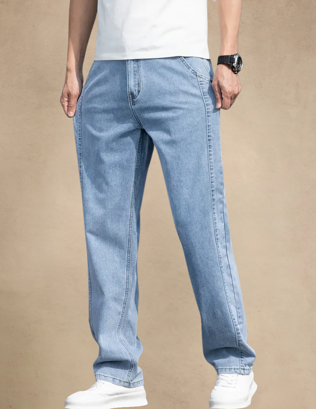 Spodnie Męskie Jeansowe Relaxed Fit