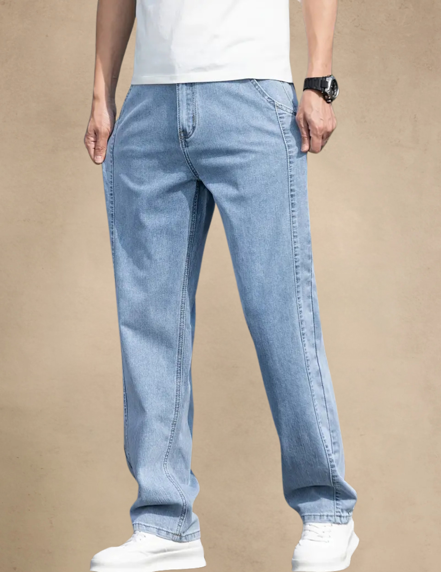 Spodnie Męskie Jeansowe Relaxed Fit