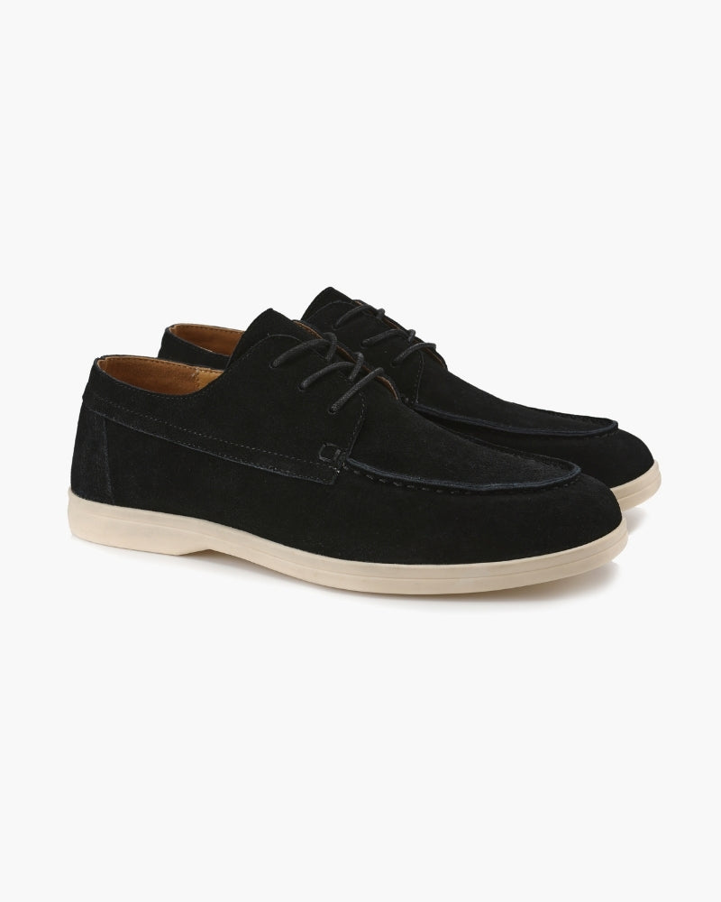 Agora — Buty Zamszowe Sznurowane Premium
