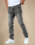 Spodnie Męskie Jeansowe Slim Fit Klasyczne