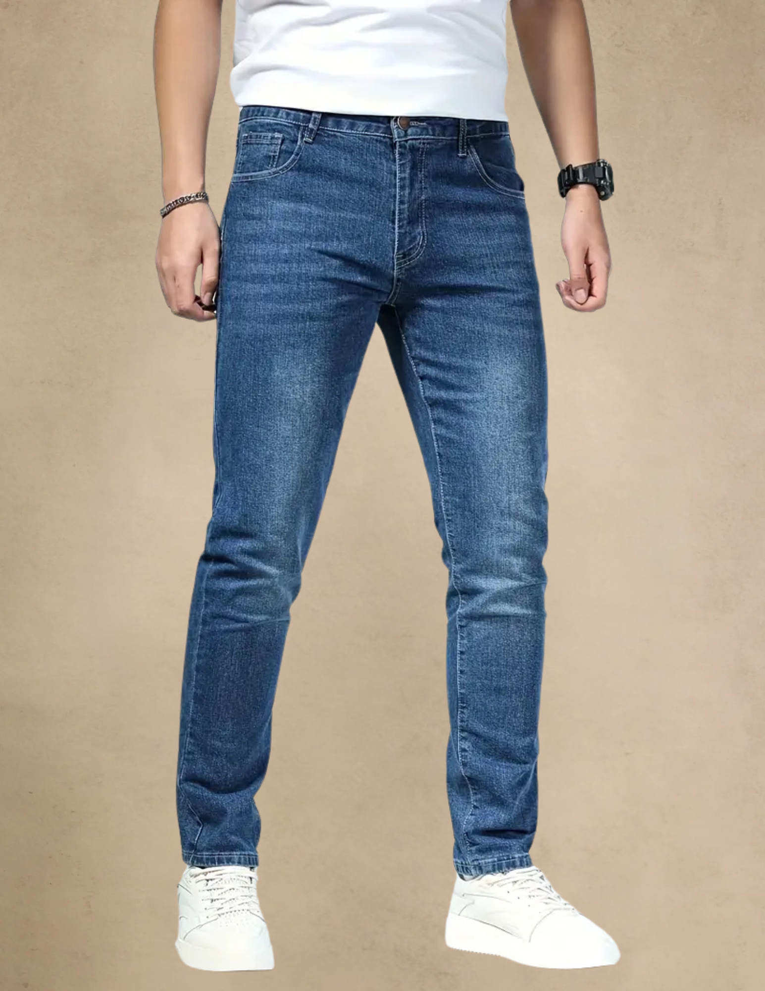Spodnie Męskie Jeansowe Slim Fit Premium