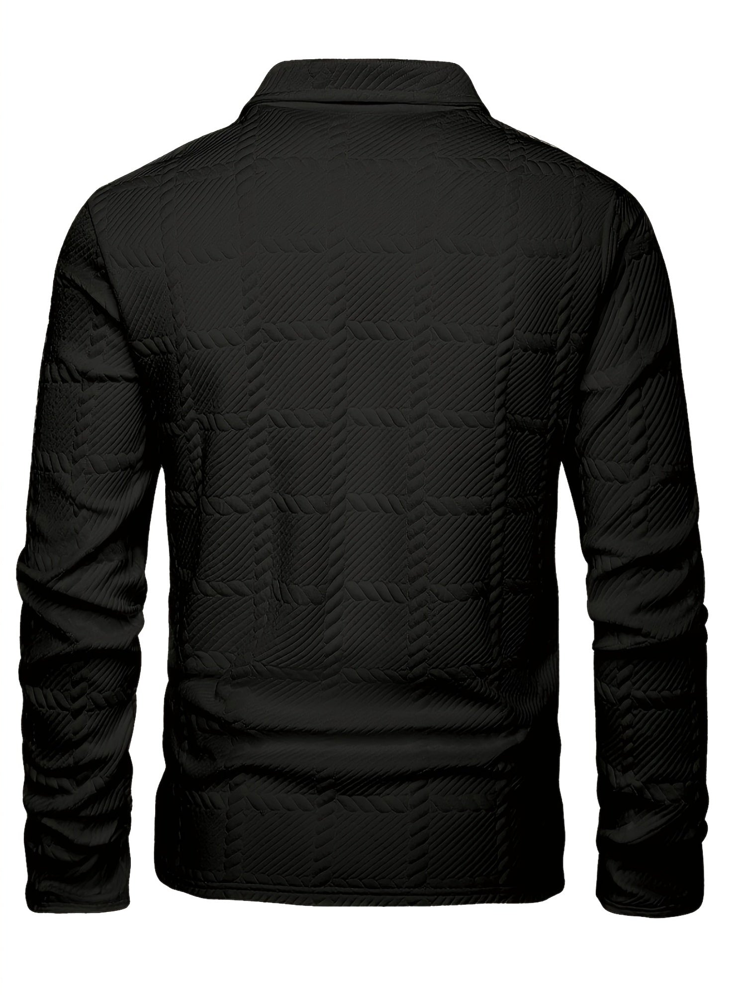 Idro — Polo Jacquard Casual Wiosna-Jesień
