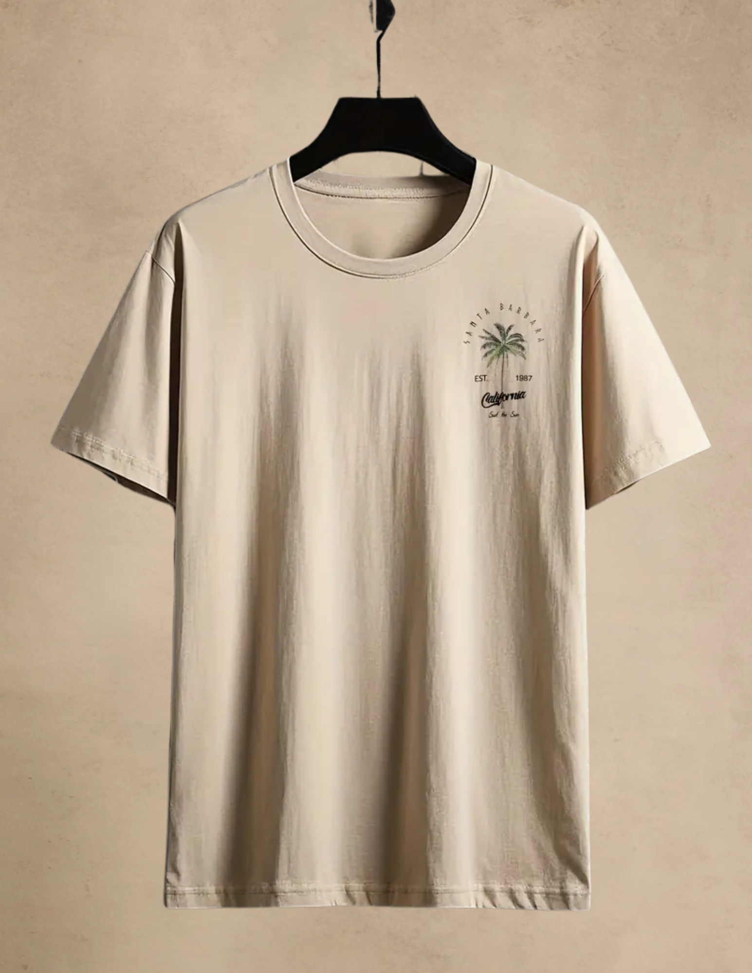 T-shirt Męski W Kalifornijskim Stylu