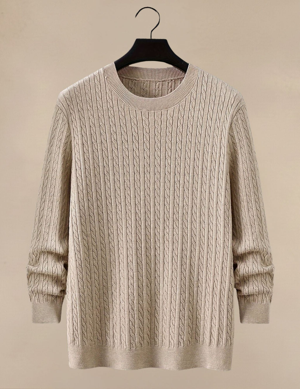 Klasyczny Sweter Męski W Warkocze