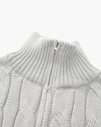 Sweter Męski Half-Zip Bawełniany