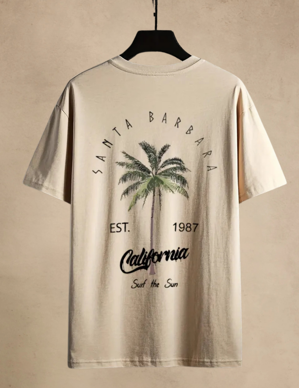 T-shirt Męski W Kalifornijskim Stylu