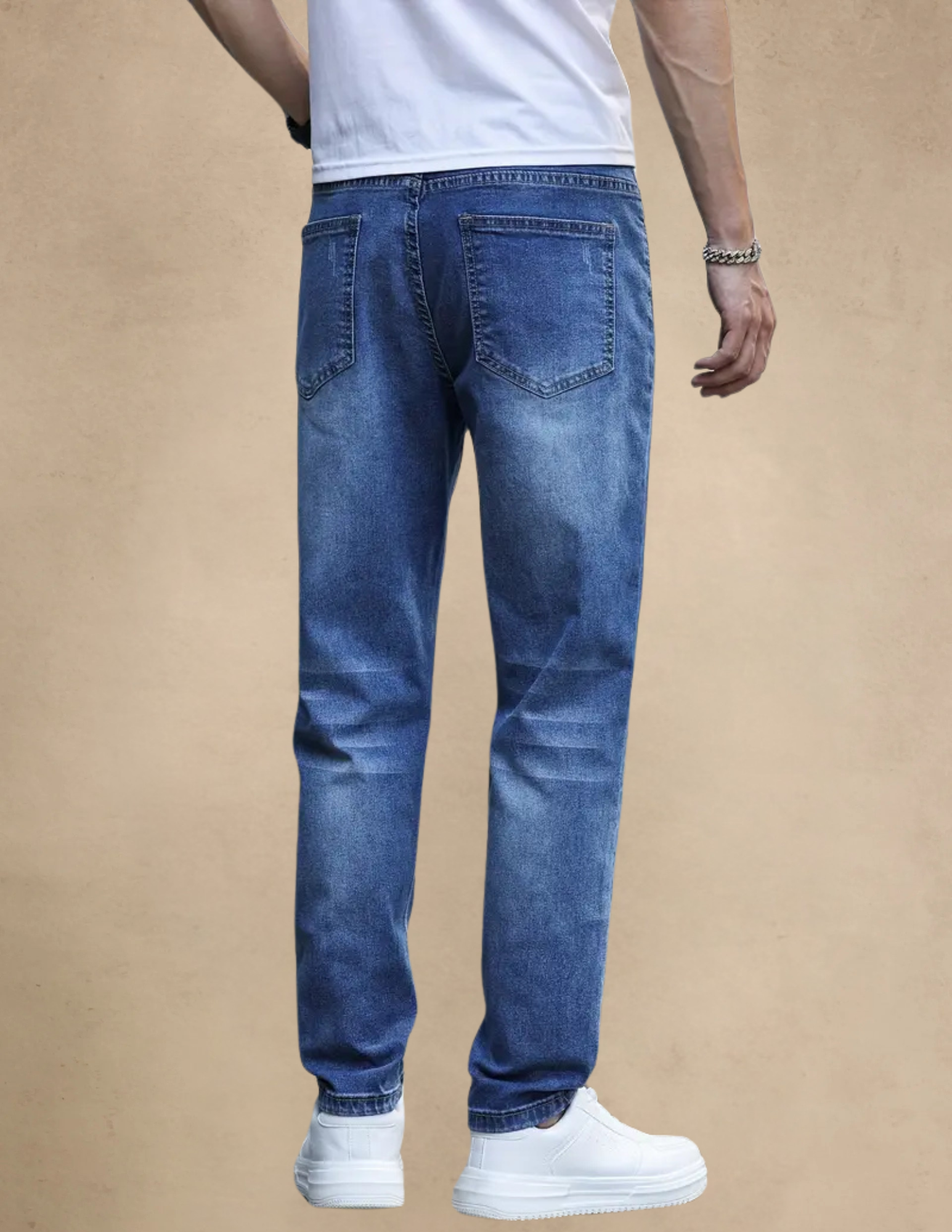 Spodnie Męskie Jeansowe Slim Fit Miejskie
