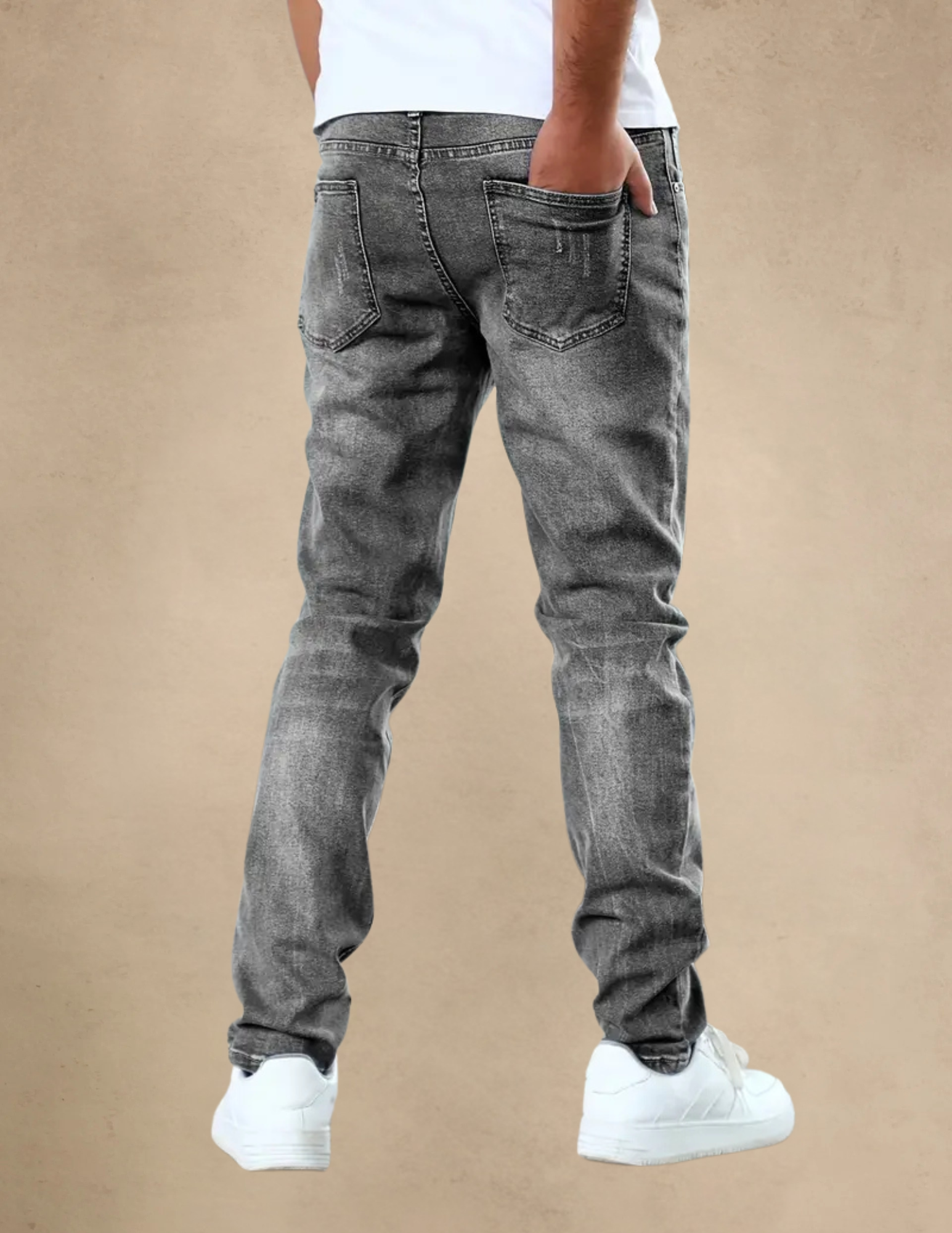 Spodnie Męskie Jeansowe Slim Fit Klasyczne