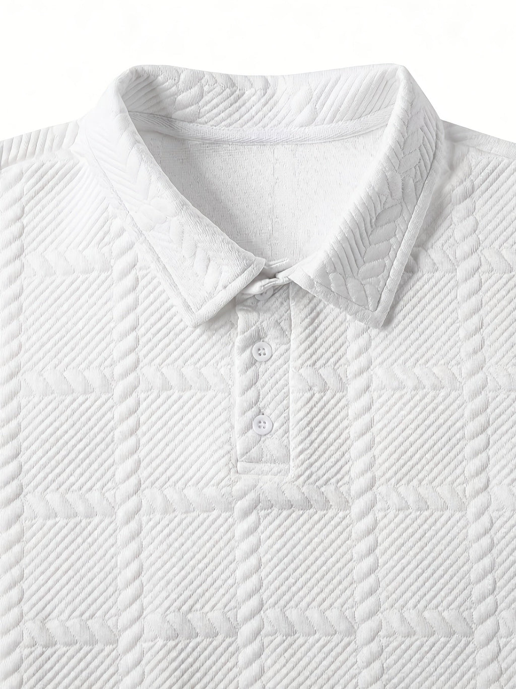 Idro — Polo Jacquard Casual Wiosna-Jesień