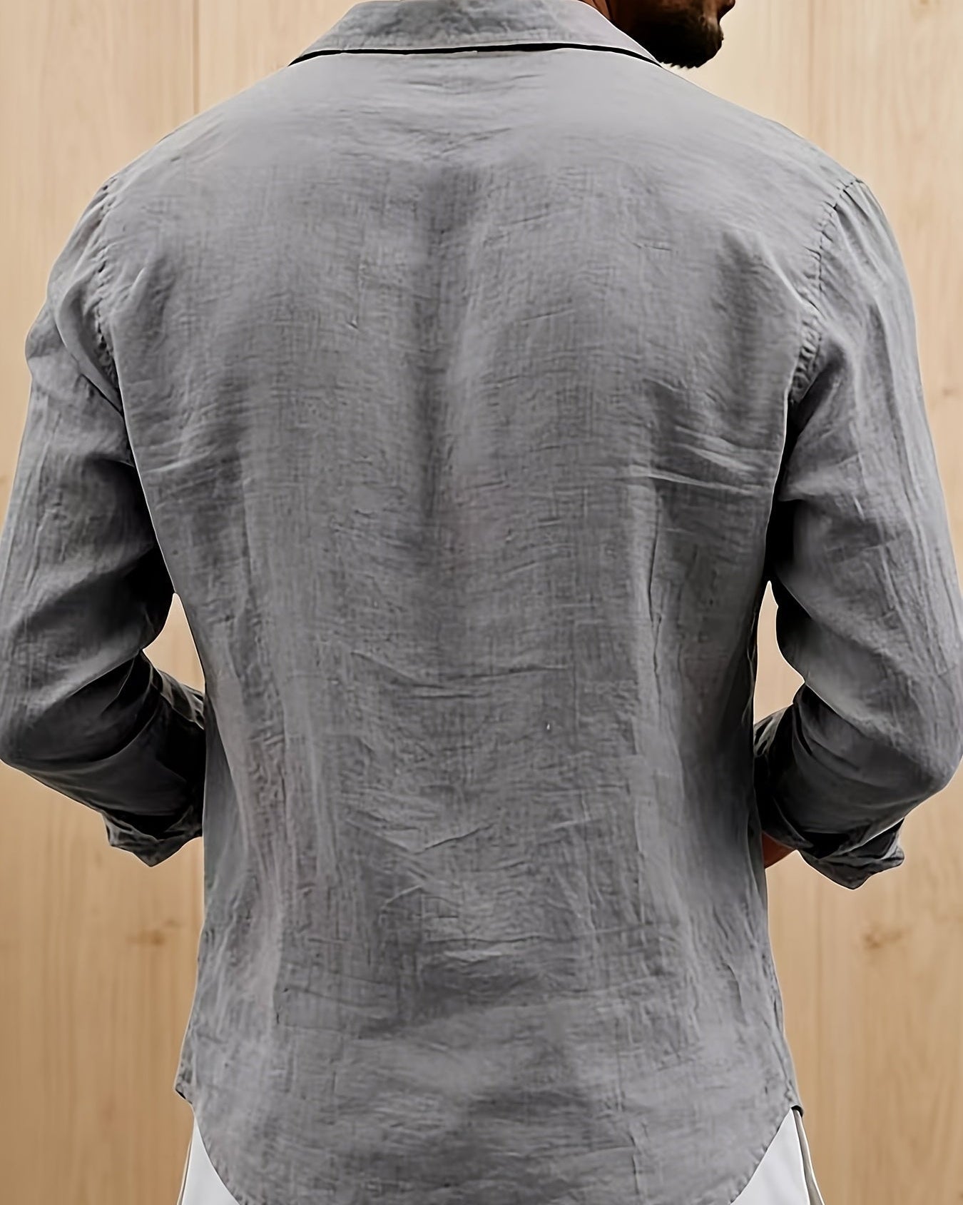 Tevere — Koszula z Rewersem Długi Rękaw Slim Fit