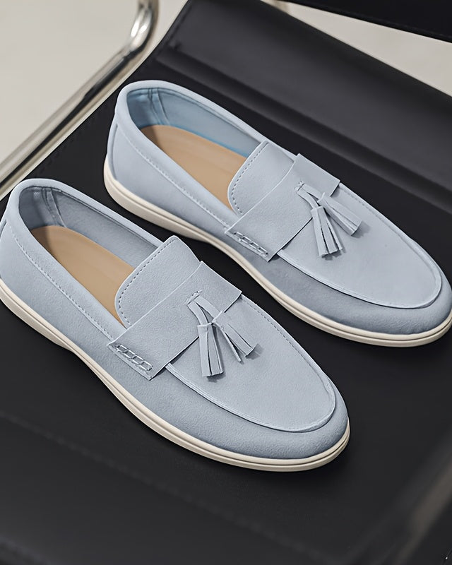 Noto — Mokasyny Slip-On Styl Brytyjski Płótno