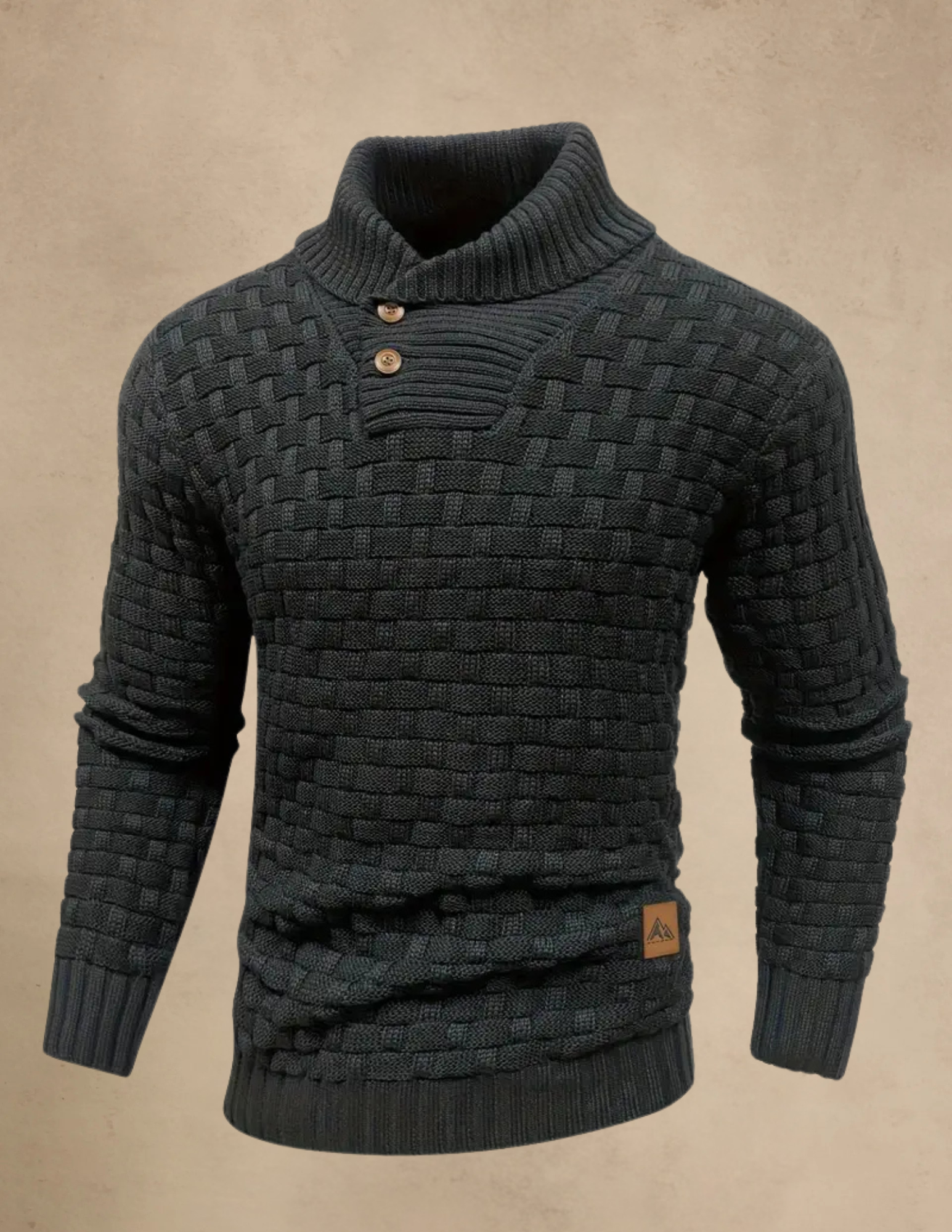 Sweter Męski Z Guzikami