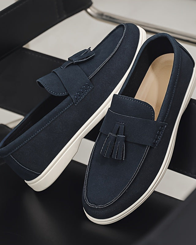 Noto — Mokasyny Slip-On Styl Brytyjski Płótno