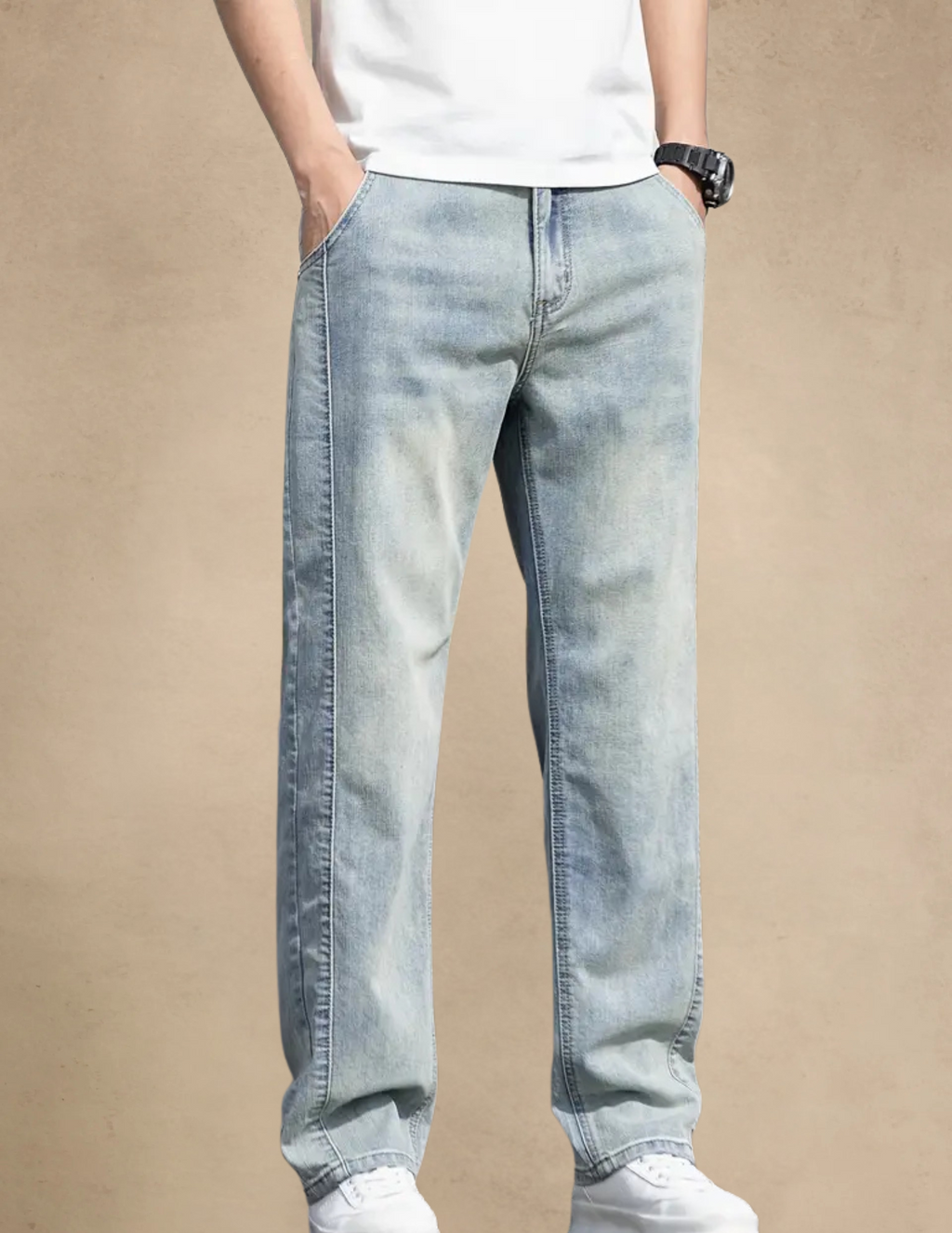 Spodnie Męskie Jeansowe Relaxed Fit