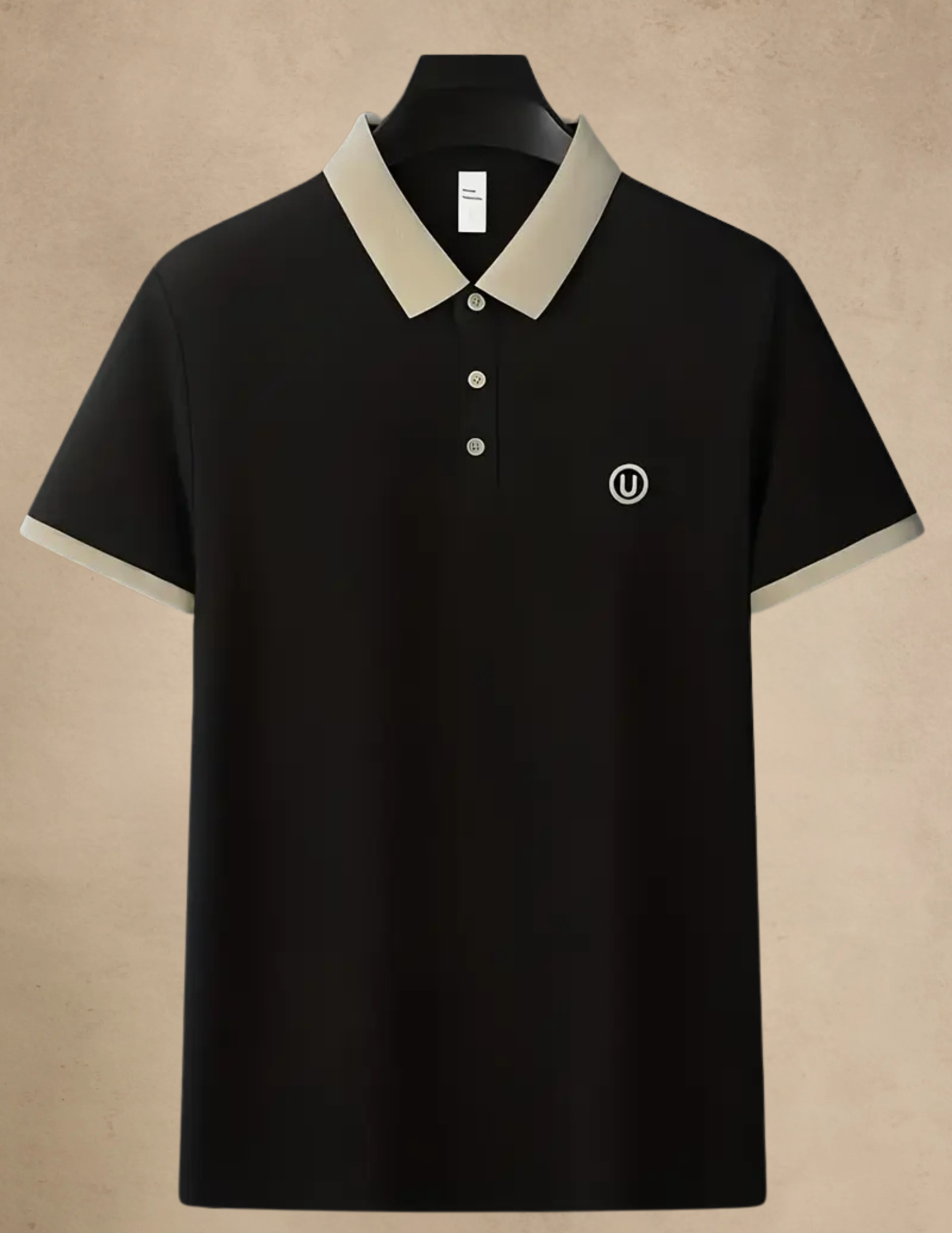 Koszulka Polo Męska Elegancka – Brązowa, Czarna, Biała