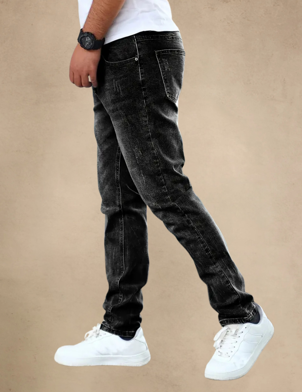 Spodnie Męskie Jeansowe Slim Fit Klasyczne