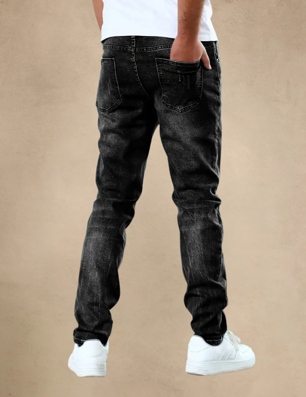 Spodnie Męskie Jeansowe Slim Fit Klasyczne