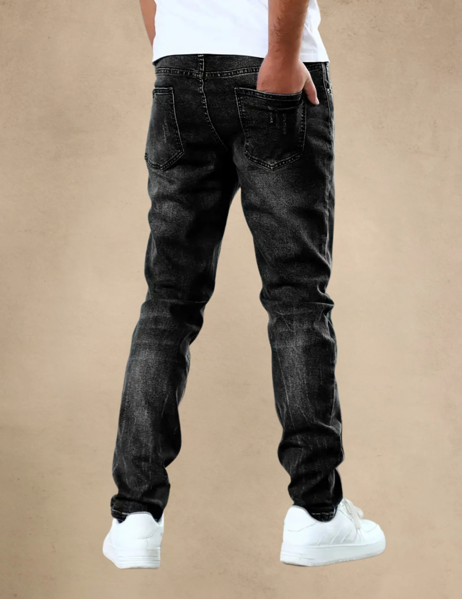Spodnie Męskie Jeansowe Slim Fit Klasyczne