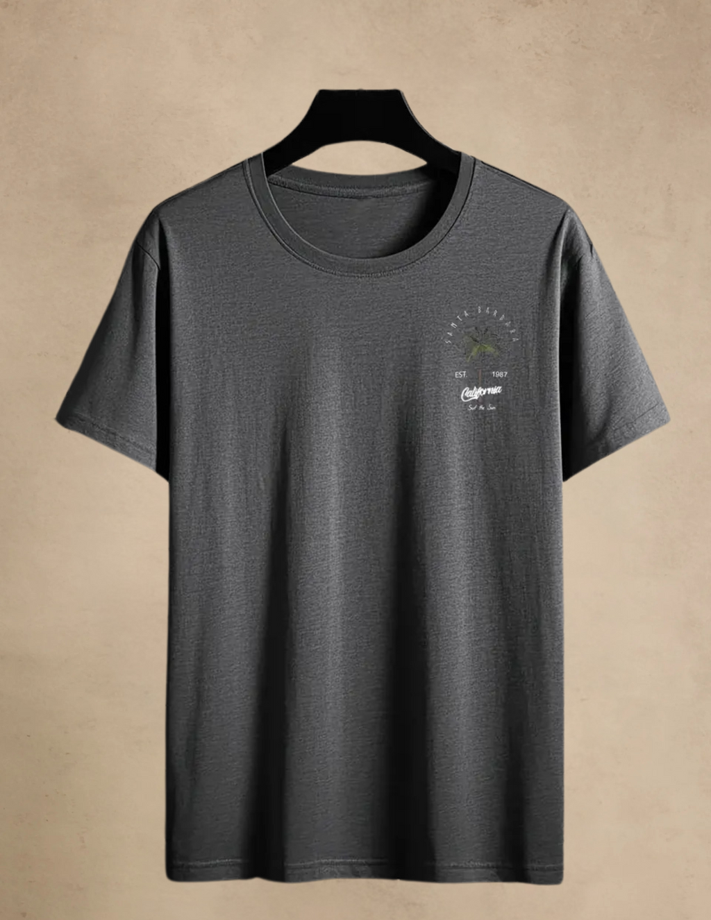 T-shirt Męski W Kalifornijskim Stylu