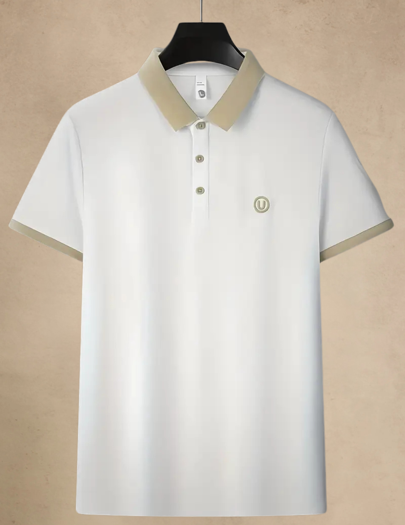 Koszulka Polo Męska Elegancka – Brązowa, Czarna, Biała