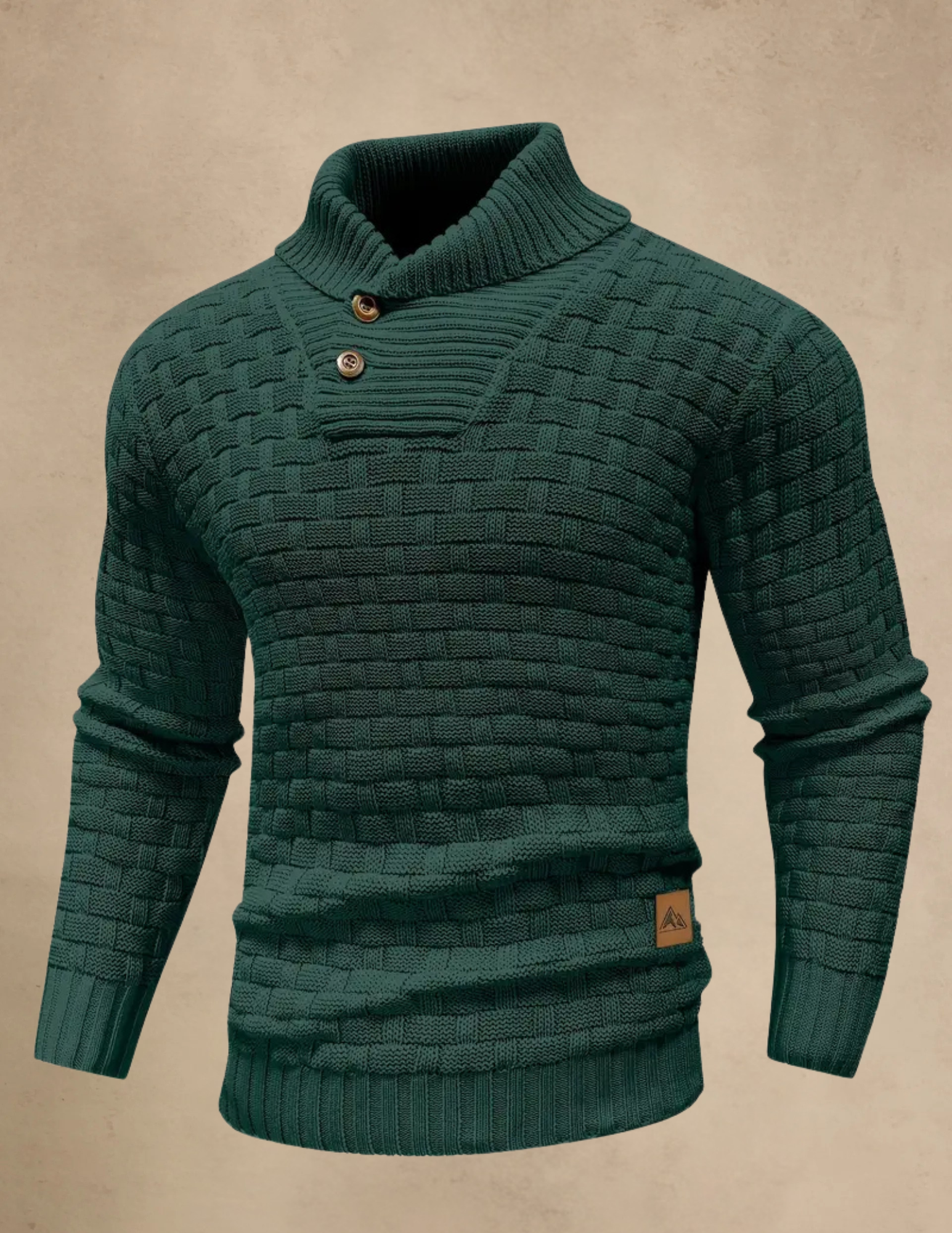Sweter Męski Z Guzikami