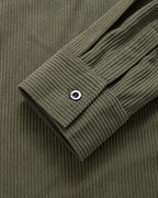 Overshirt Męski Sztruksowy z Długim Rękawem
