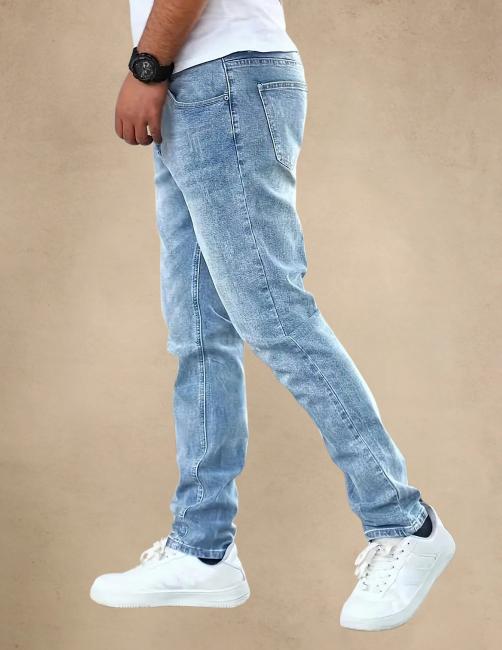 Spodnie Męskie Jeansowe Slim Fit Klasyczne
