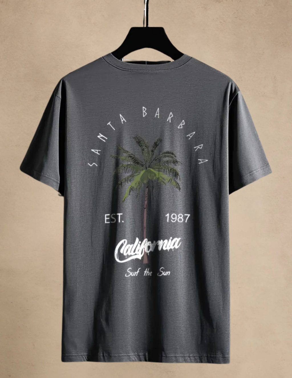 T-shirt Męski W Kalifornijskim Stylu