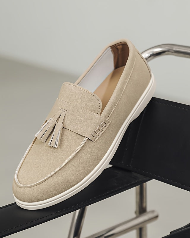Noto — Mokasyny Slip-On Styl Brytyjski Płótno