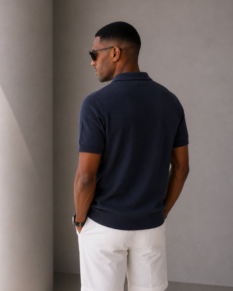 Cefalù — Polo z Zamkiem i Detalami Mesh