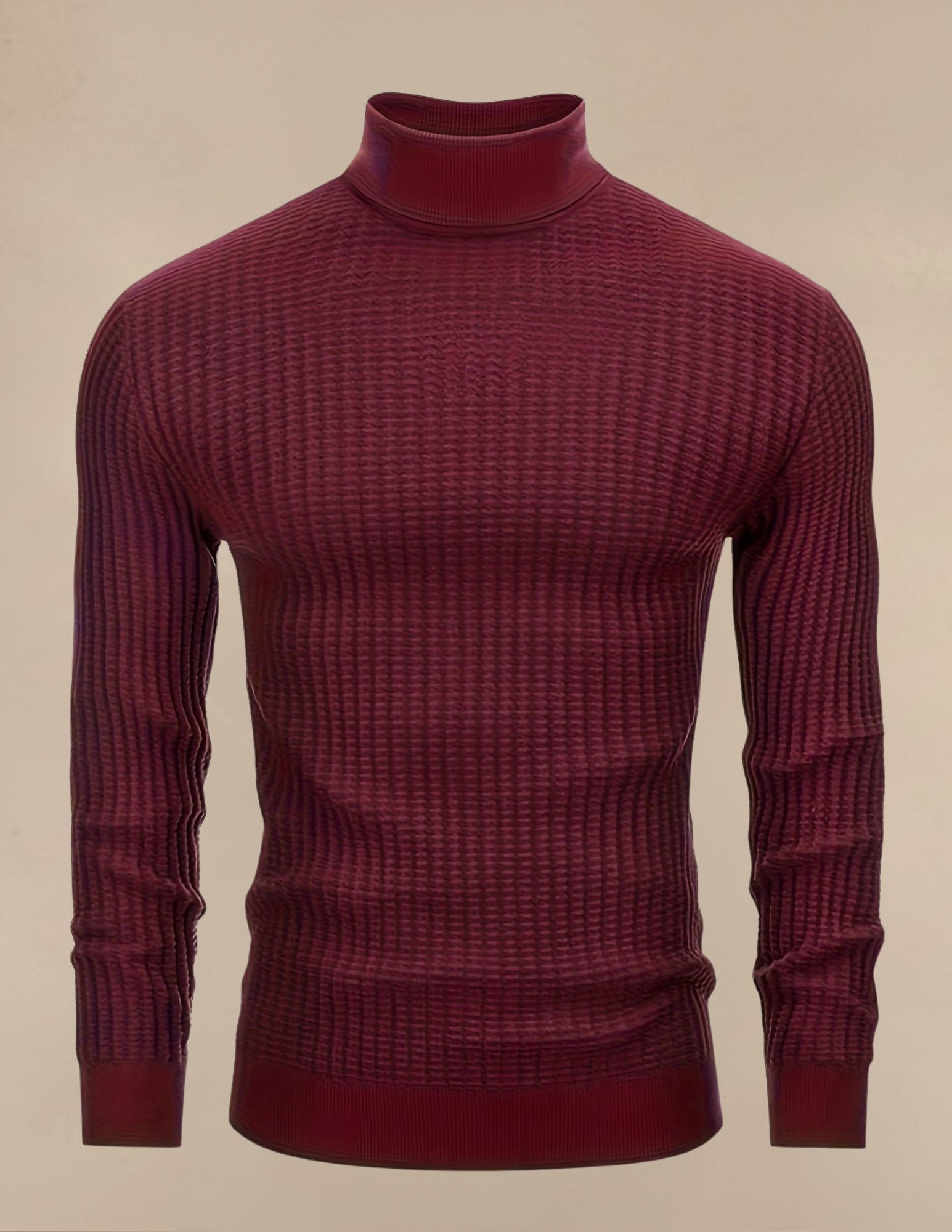 Klasyczny Bawełniany Sweter Męski Elastyczny