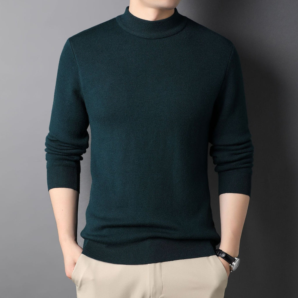 Elegancki męski sweter z półgolfem – zdjęcie 1
