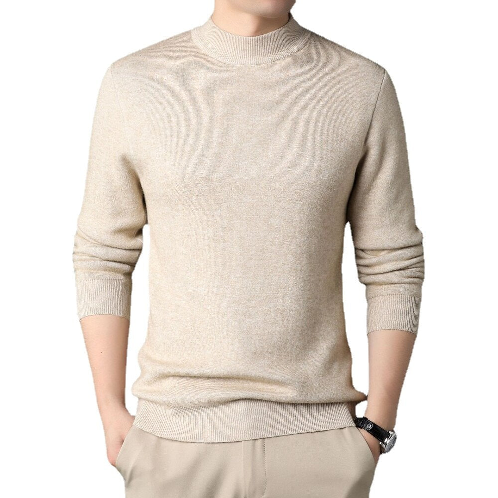 Elegancki męski sweter z półgolfem – zdjęcie 3