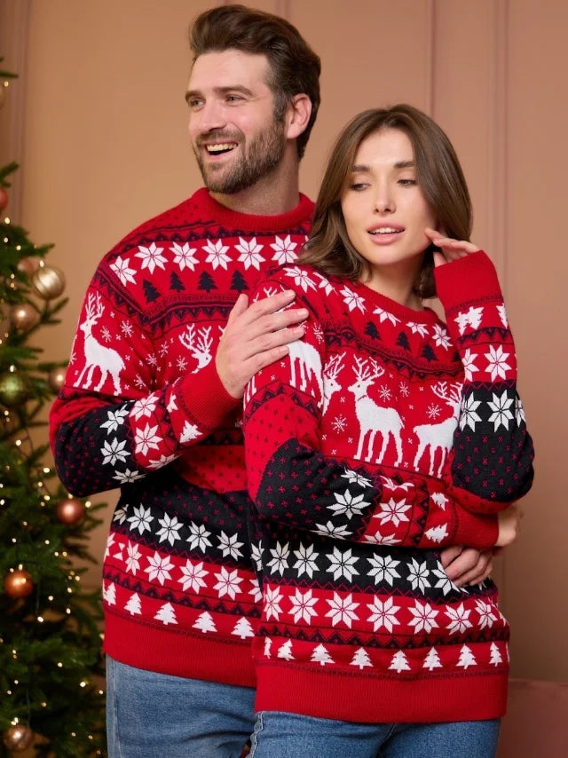 Męski sweter świąteczny z reniferami – zdjęcie 10
