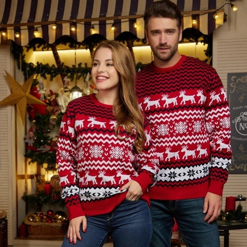 Męski sweter świąteczny z reniferami – zdjęcie 8