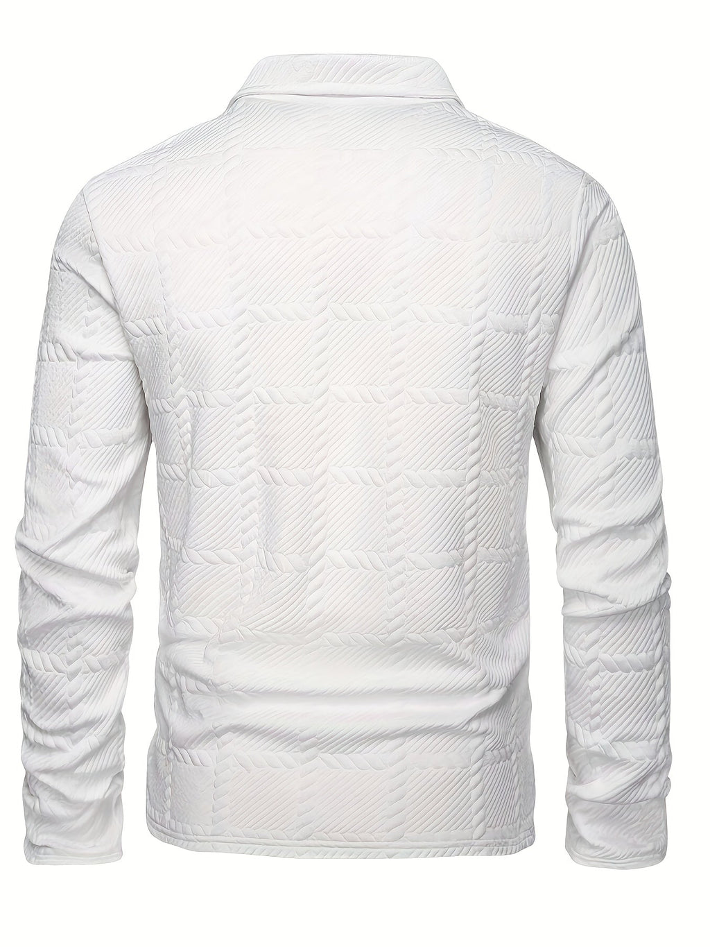 Idro — Polo Jacquard Casual Wiosna-Jesień