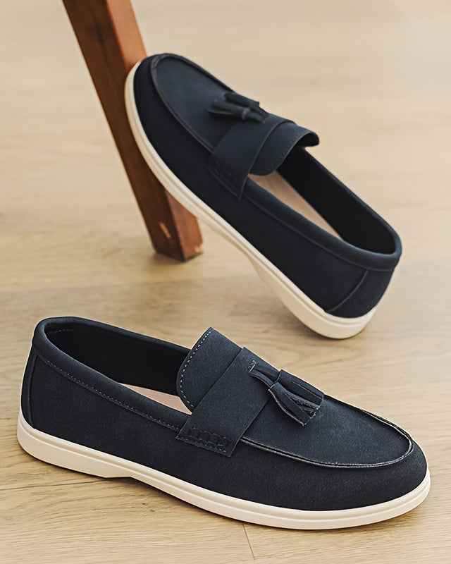 Noto — Mokasyny Slip-On Styl Brytyjski Płótno