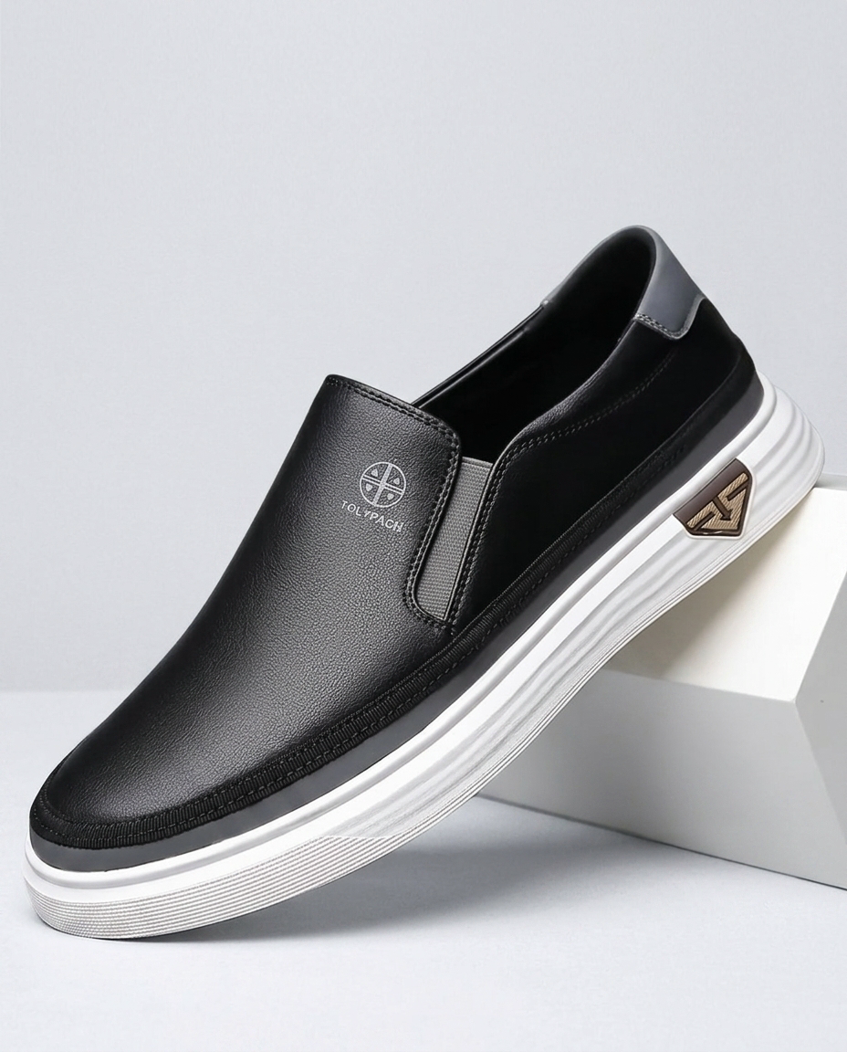 Alghero — Mokasyny Slip-On z Antypoślizgową Podeszwą PVC