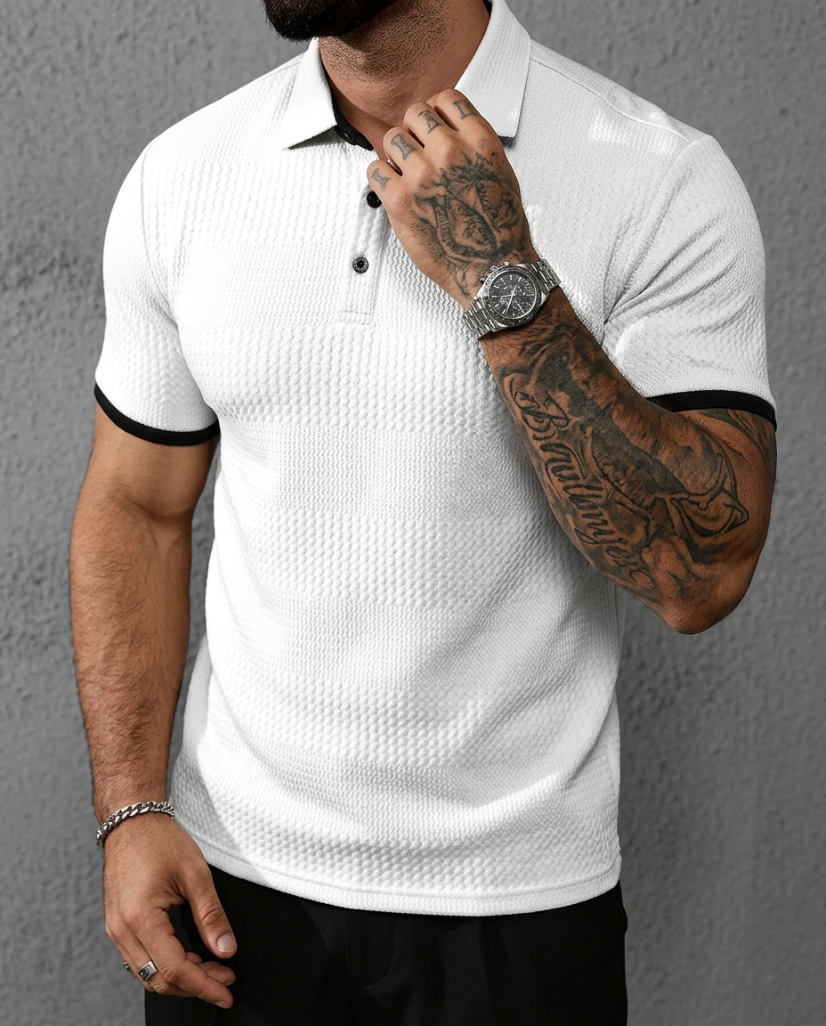 Orta — Polo Elastyczna Elegancka Casual