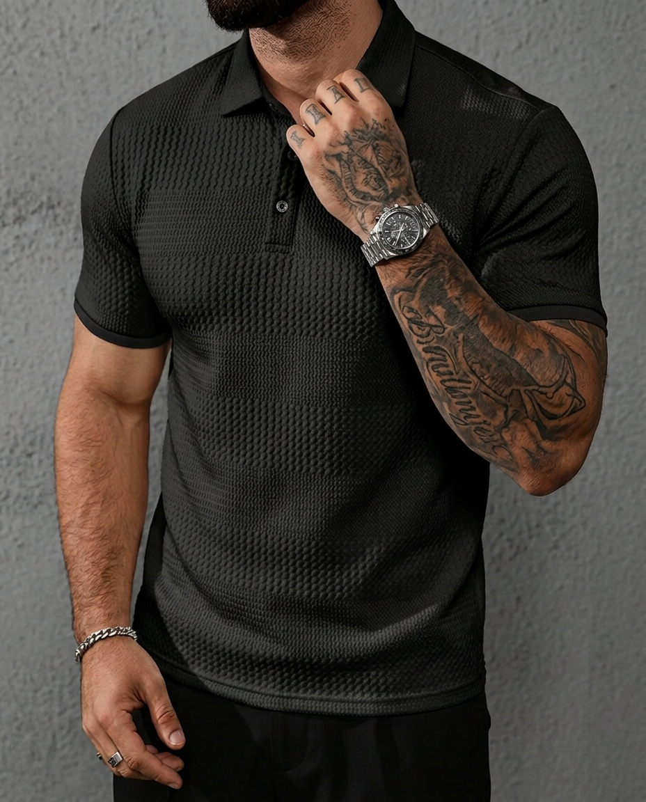 Orta — Polo Elastyczna Elegancka Casual