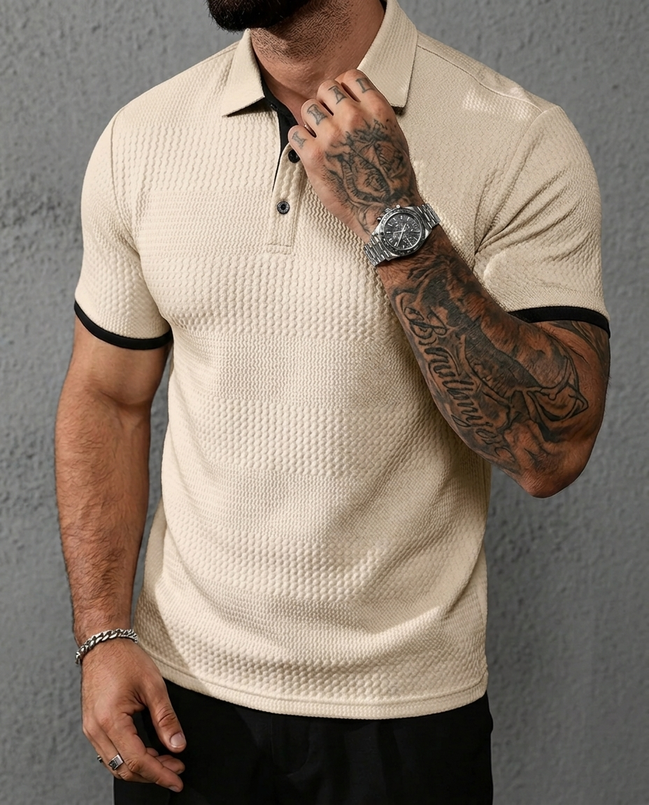 Orta — Polo Elastyczna Elegancka Casual