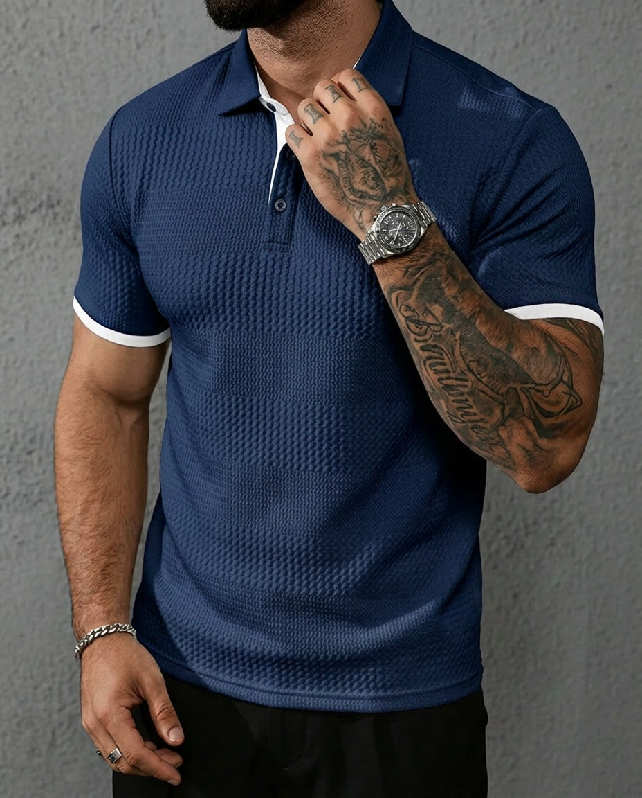 Orta — Polo Elastyczna Elegancka Casual